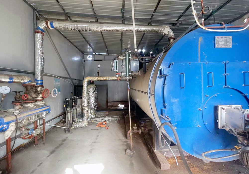 超低氮蒸汽锅炉安装现场