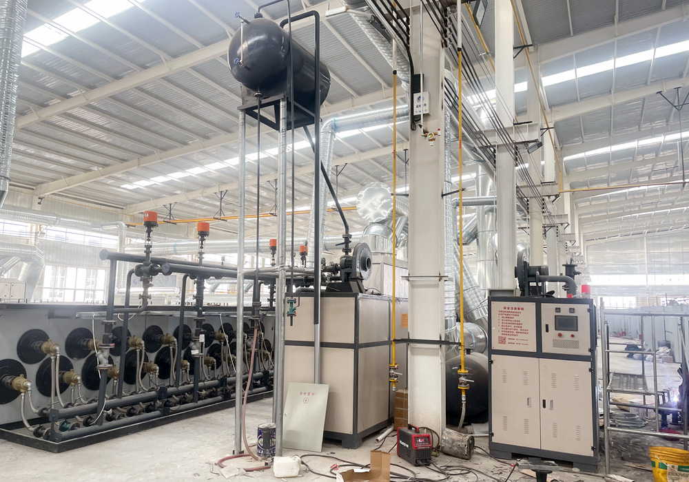 模温机安装现场